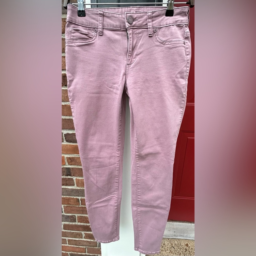 Maurices Mauve Straight Leg Women’s Jeans, Size Small Regular